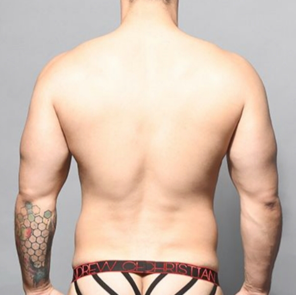Andrew Christian Inferno Lattice Thong - Picture 2 of 7